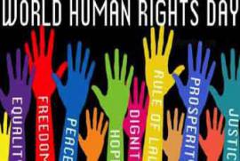 L'immagine della Giornata per i diritti umani